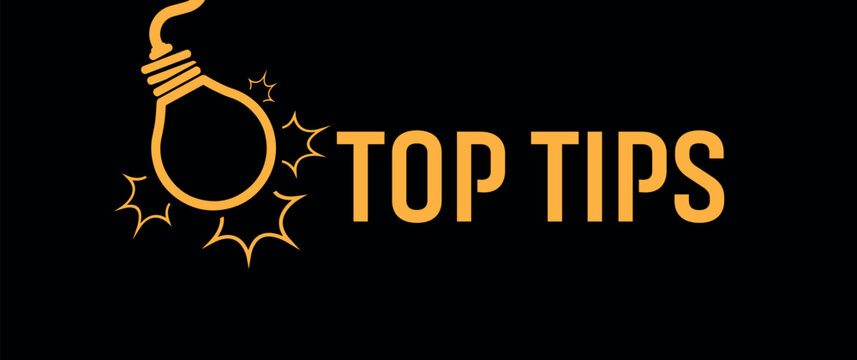 top tips sign 