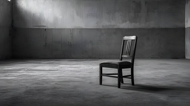 old chair in the old room