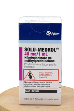 Boite de solution injectable de Solu solu m&eacute;drol, injectable,  de chez Pfizer