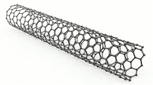 Futuristic carbon lattice cylinder, strength material concept