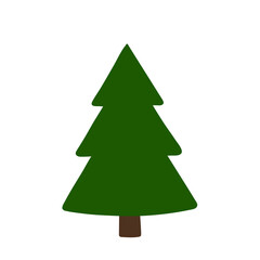 Fototapeta premium christmas tree vector illustration