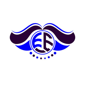 EE letter logo creative design. EE unique design