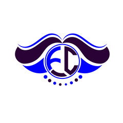 FC letter logo creative design. FC unique design © MdAminul