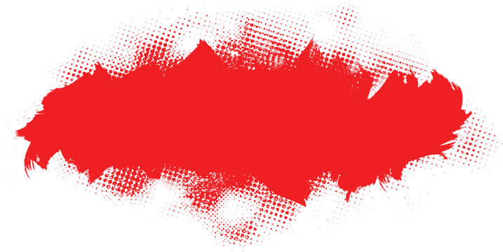 Glitch distorted grunge layer . Noise destroyed texture . Trendy defect error shapes . Overlay grunge texture . Distressed effect .Vector shapes with a halftone dots screen print texture.

