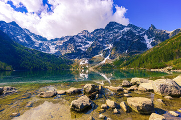 Morskie Oko Lake in Tatra Mountains National Park, Poland © gkrphoto