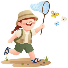 Kids Outdoor Explorer Illustration © Space