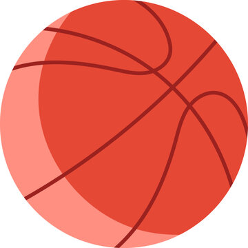 Basketball Indonesia National Sports Day Ball Illustration