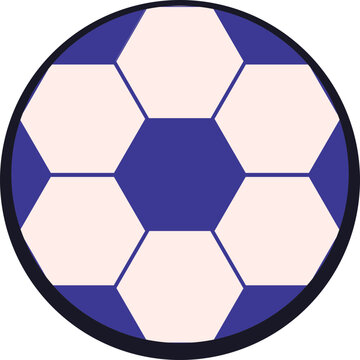 Soccer Ball Indonesia National Sports Day Illustration
