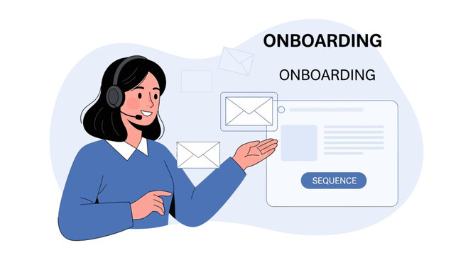 Customer Service Onboarding Process - Illustration