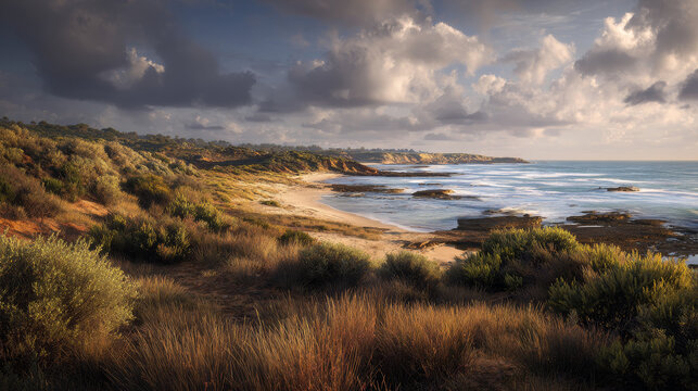 empty wild beach