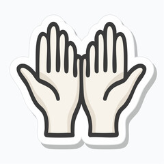Obraz premium Open Hands Icon