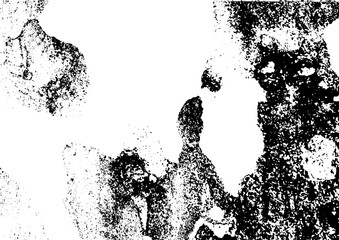 Abstract Black and White Grunge Texture with Organic Blotches Pattern © Irfan Qadhafi