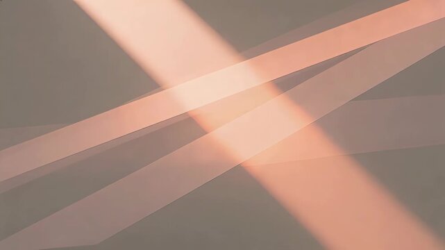 Abstract light beams intersecting