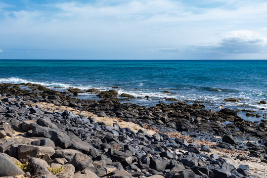 The beautiful black beach of Ponta Preta is one of Sal Island&rsquo;s most famous beaches with its dark volcanic rocks and dunes and turquoise waters it is situated west of Santa Maria on the island&rsquo;s south