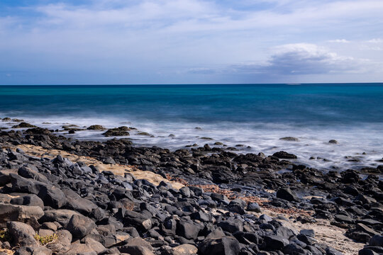 The beautiful black beach of Ponta Preta is one of Sal Island&rsquo;s most famous beaches with its dark volcanic rocks and dunes and turquoise waters it is situated west of Santa Maria on the island&rsquo;s south