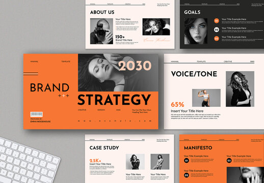 Brand Strategy Presentation Template Layout