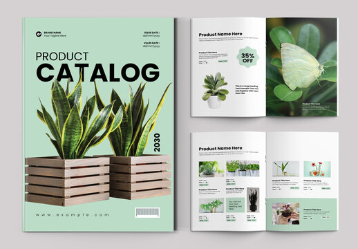 Product Catalog Template Layout