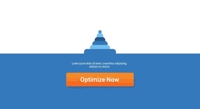 Vector web optimization, online business growth, website performance icons, SEO improvement