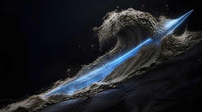 smoke from a pipe