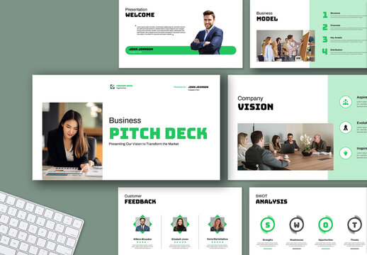 Business Pitch Deck Presentation Template