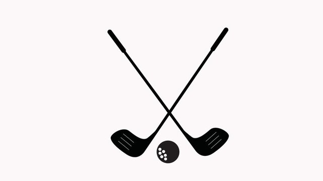 Golf Club Animation Sports Icon