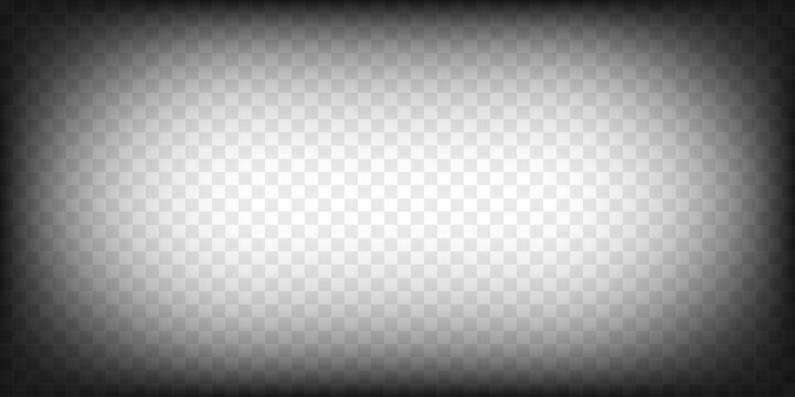Faded rectangle grid overlay. Dark vignette gradient background on grid background as a transparent png. Vector design