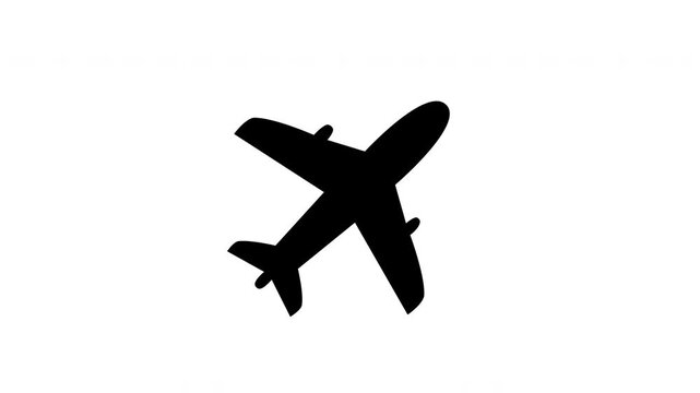Animation travel icons set on white background. Black and white for composite and presentation. Tourism and vacation concept.