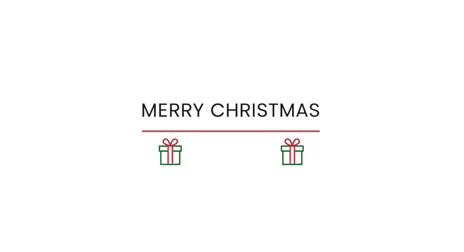 Merry Christmas holiday greeting card design.