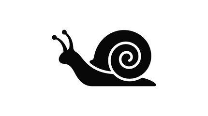 snail silhouette high quality professional detailed modern elegant stylish clean crisp vibrant colorful © Juwel
