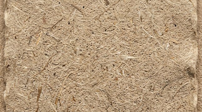 Close-up of tan paper surface with visible micro pores and texture