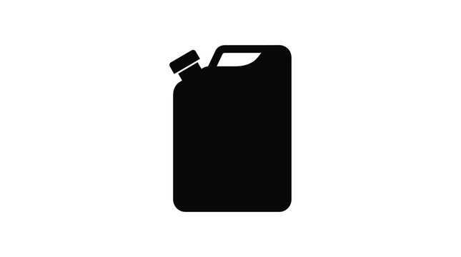 gas can silhouette high quality professional detailed modern elegant stylish clean crisp vibrant