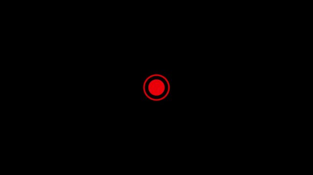 GPS Target Point Pulse Animation Transparent Background (RGB+Alpha) [MOV]