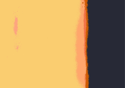 Abstract texture, color fields background. Modern art backdrop, rough grainy paint, colour and tone transition, aerosol effect, minimal grungy design. Contemporary creative flat vector illustration