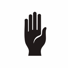 Obraz premium Black Hand Icon