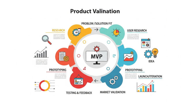 Product Validation MVP Process Diagram.