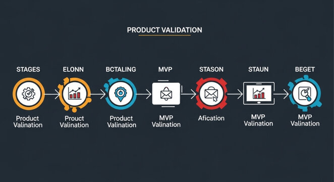 Product Validation Process Flowchart Stages.
