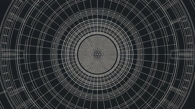 Abstract Data Network Environment with Circular Digital Interface