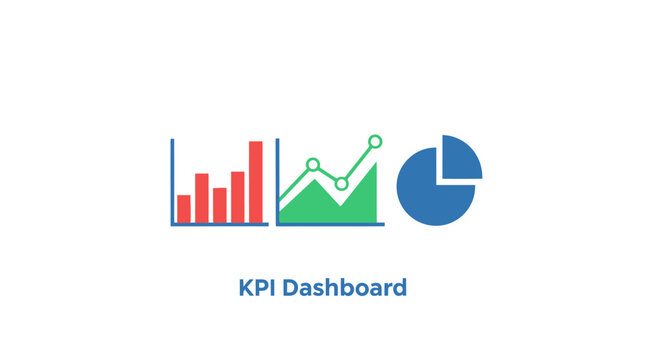 KPI dashboard business performance metrics.