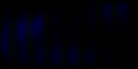 A visually striking abstract composition featuring luminous vertical lines in a vibrant blue hue against a deep, dark background, evoking a sense of advanced technology and digital. © Andi