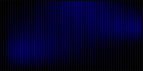 A visually striking abstract composition featuring luminous vertical lines in a vibrant blue hue against a deep, dark background, evoking a sense of advanced technology and digital. © Andi