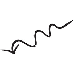 Fototapeta premium Dynamic hand-drawn sketch arrow graphic, a versatile pointer element for creative design projects and modern layouts, available on adobe stock