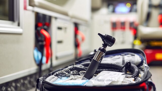 Medical Equipment in Ambulance Setting