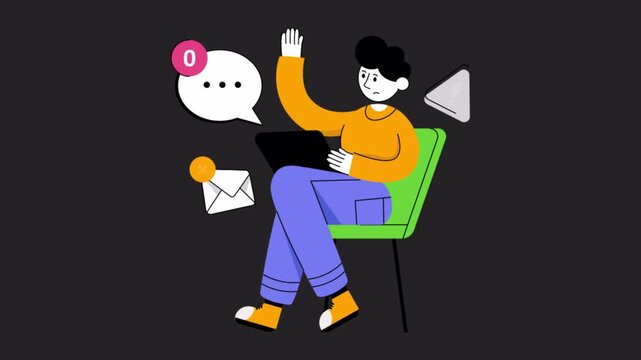 No Messages  Animation Alpha Channel	