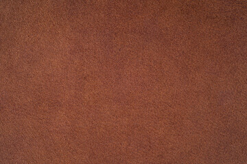 Close up of brown suede texture with fine surface detail for background © reddish