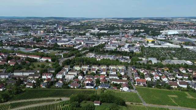 Heilbronn- Blick &uuml;ber die Stadt