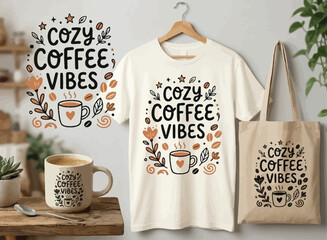 T shirt with coffee design. © salfuddin