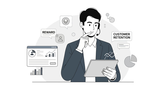Business strategy, customer retention, reward program and analytics