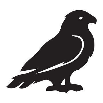 Design vector shilhouette animals parott