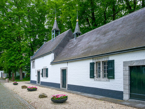 Chapel under the linden trees in Thorn, Limburg province, The Netherlands