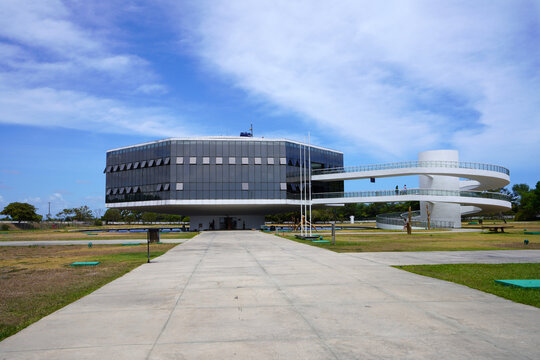 Estacao Cabo Branco Cultural and Science Center Designed by Oscar Niemeyer in Joao Pessoa, Paraiba, Brazil